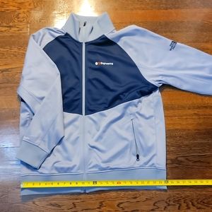 XXL North Face Blue and Gray pullover